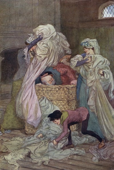 Illustration for The Merry Wives of Windsor by Hugh Thomson